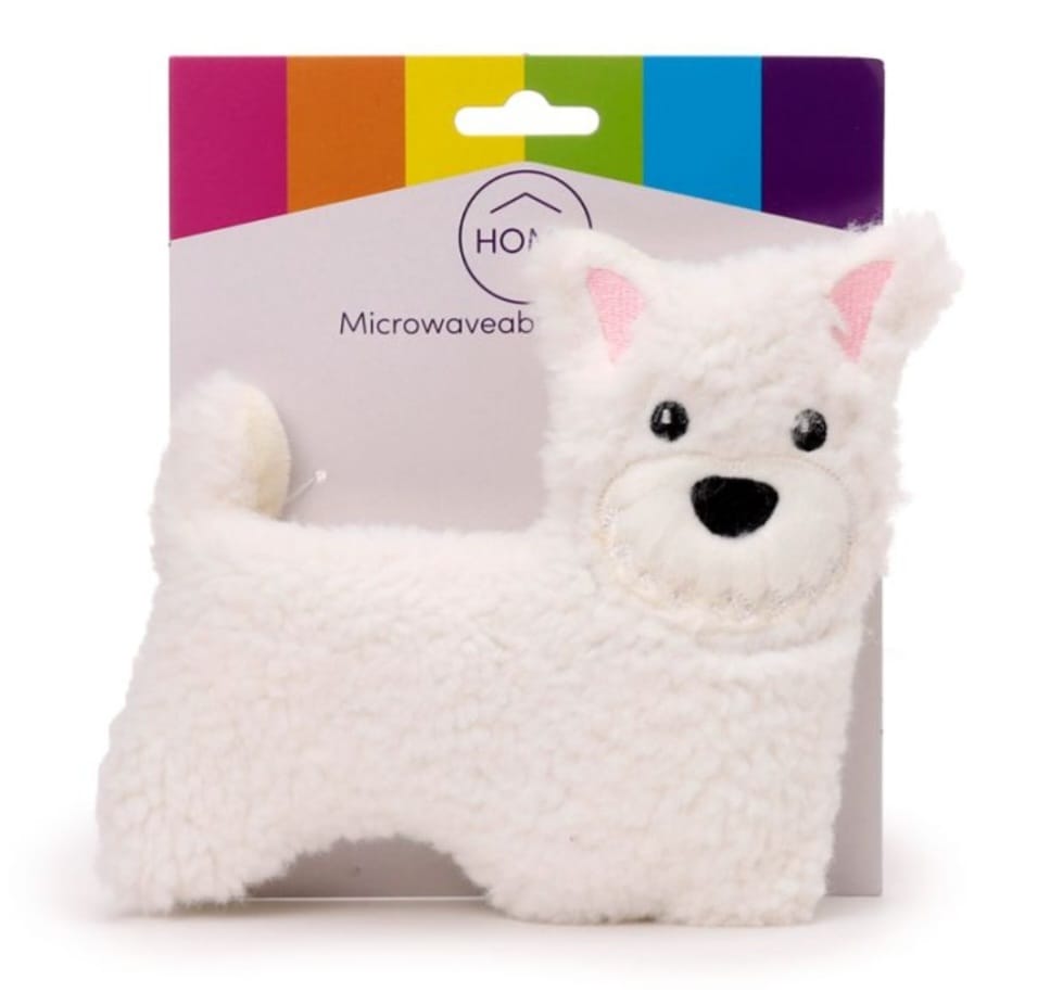 Westie Dog Microwavable Plush Lavender Heat Pack