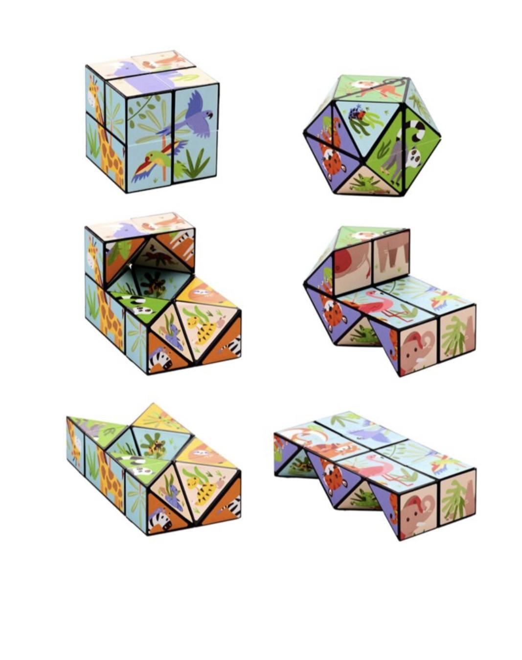 Zooniverse Puzzle Cube toy