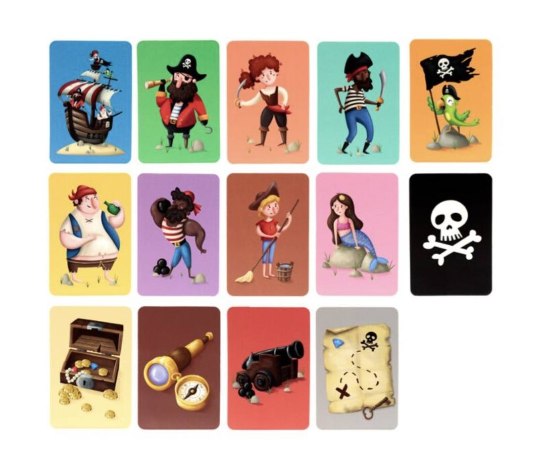 Jolly Rogers Pirates Memory Game