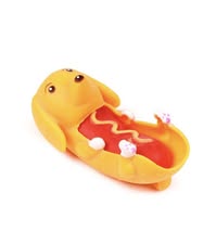 Stretchy hot dog fidget toy