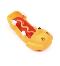 Stretchy hot dog fidget toy