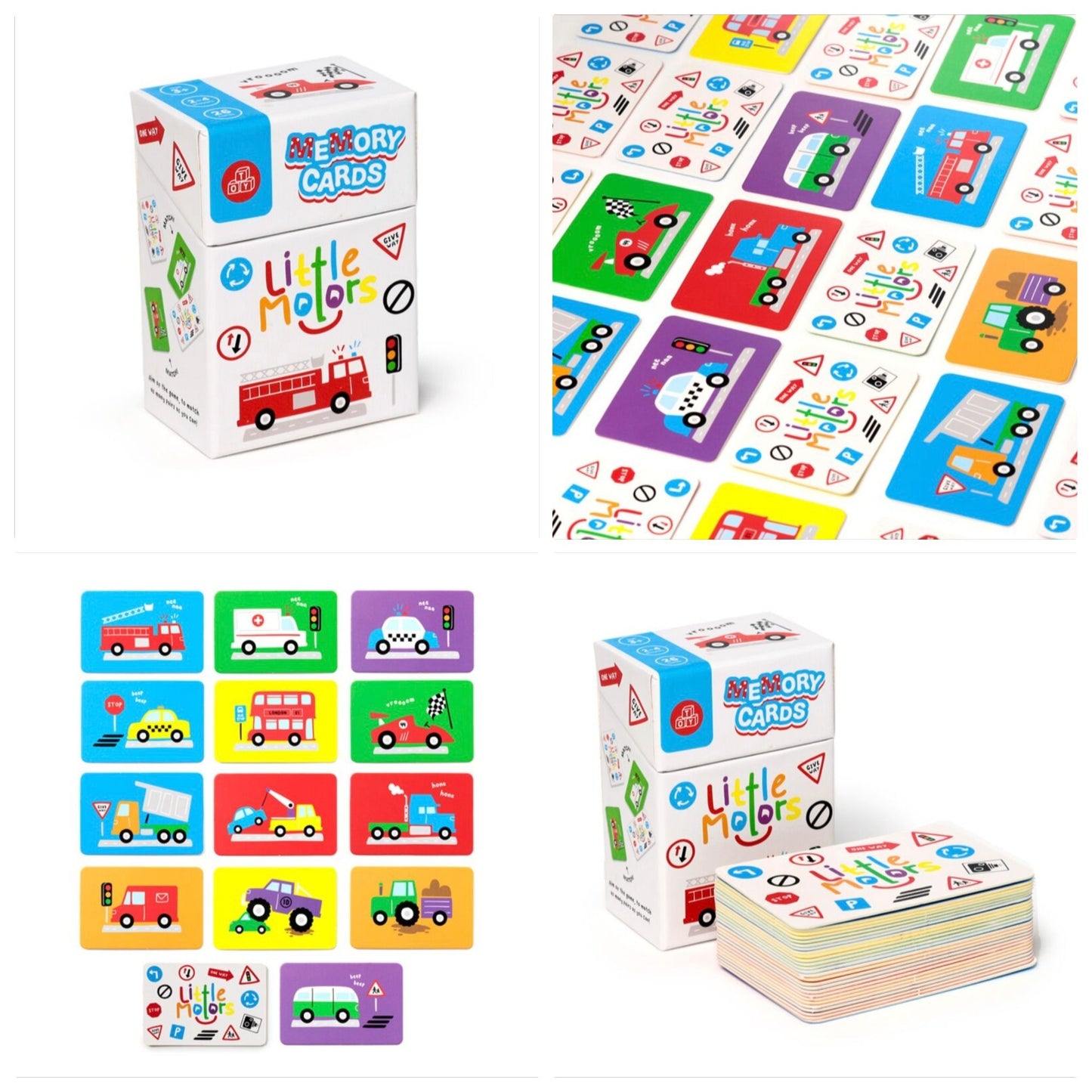 Little Motors Kids Memory Card Set