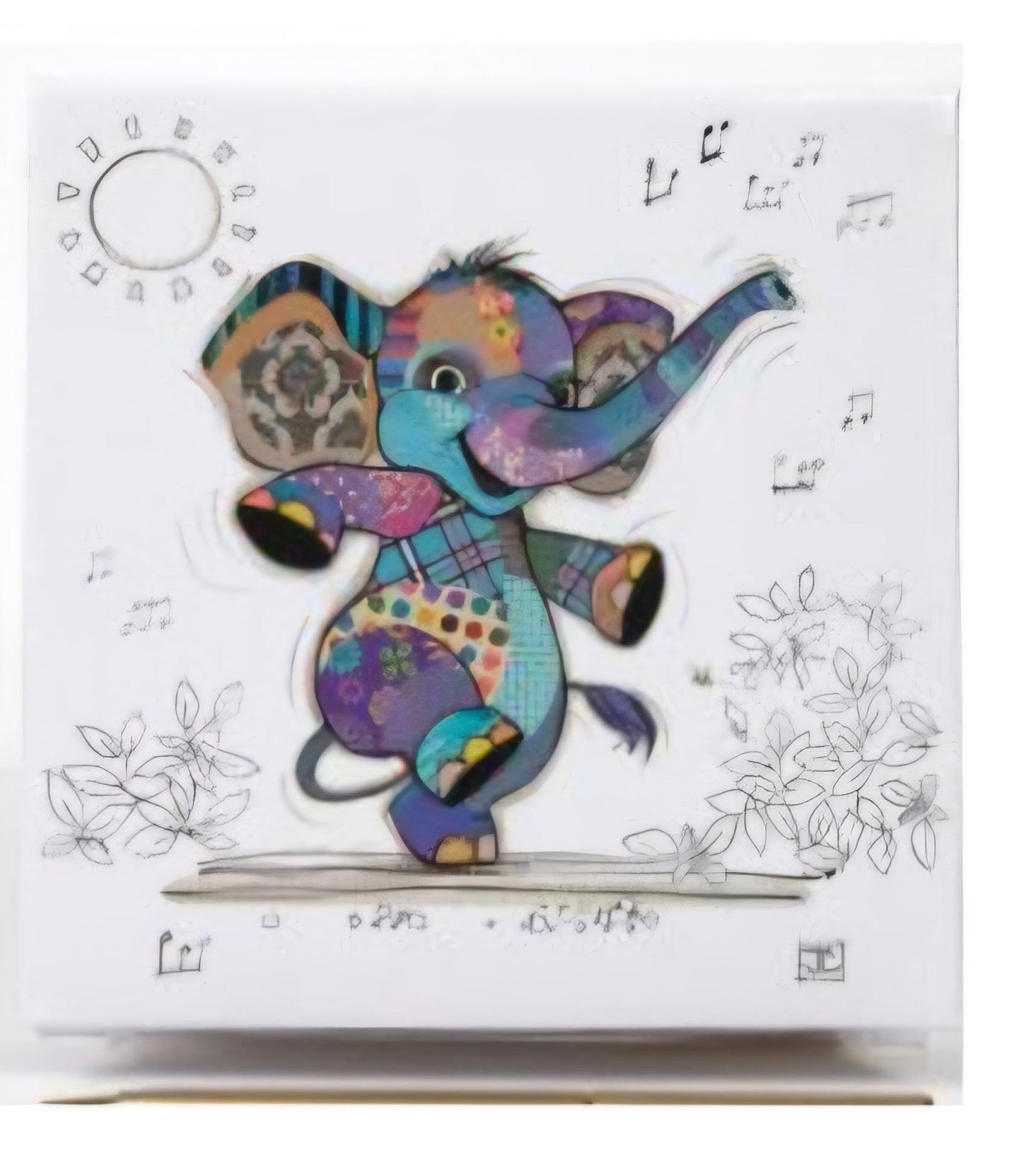 Bug Art Elly Elephant Coaster, 10cm