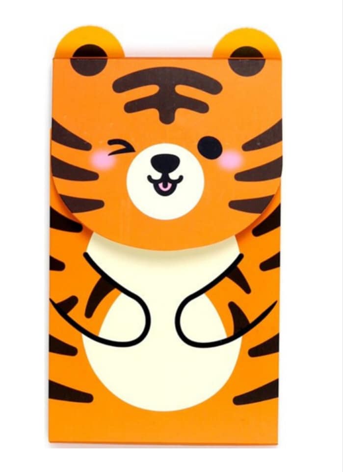 Adoramals Tiger Flip Open Shaped Memo Pad