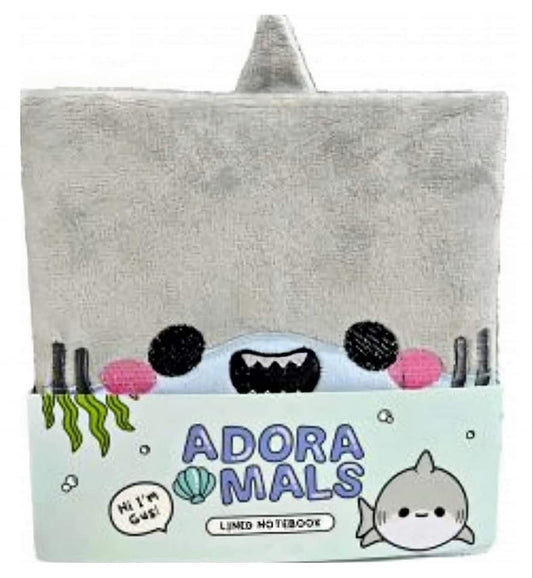 Adoramals Shark Plush Fluffies Notebook