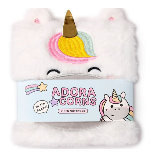 Adoracorns Unicorn Plush Fluffies Notebook