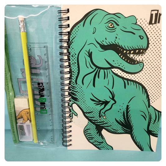 Dinosaur Stationery and notebook set