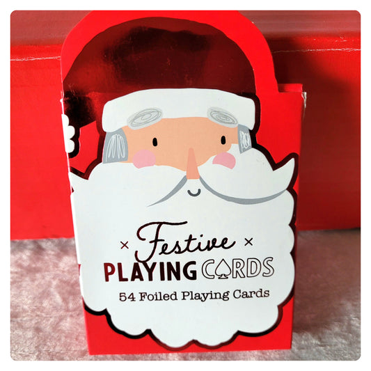 Festive playing cards