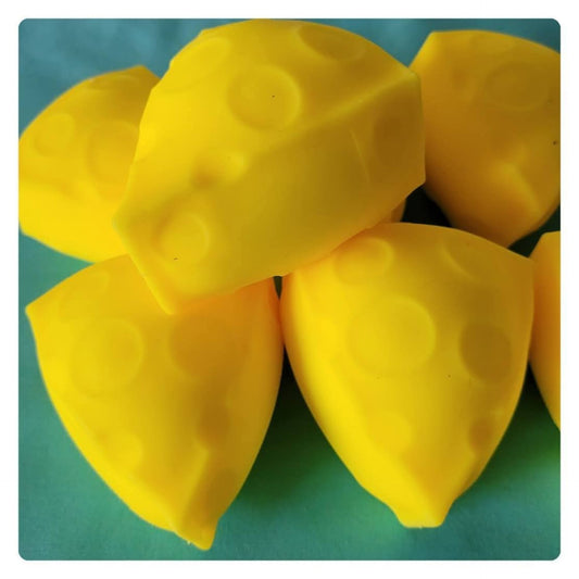 Squishy squashy cheese wedges