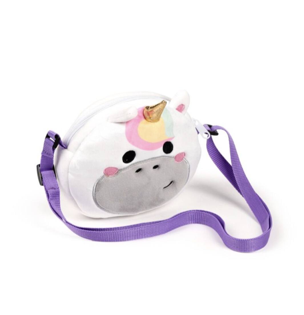 Astra the Unicorn Adoracorns Crossbody Plush Shoulder Bag