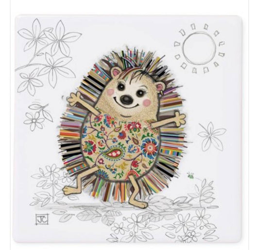 Bug Art Hattie Hedgehog Coaster