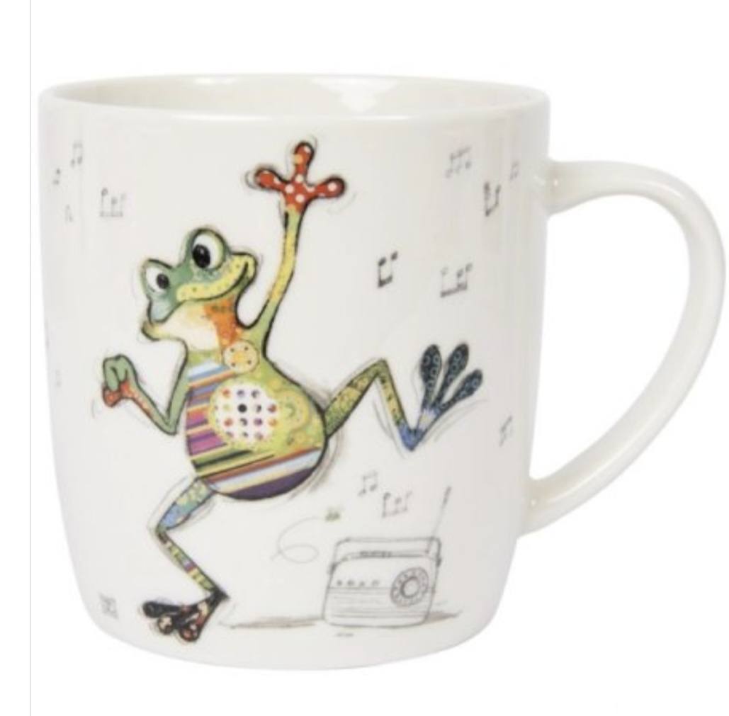 Bug Art Freddy Frog Mug.