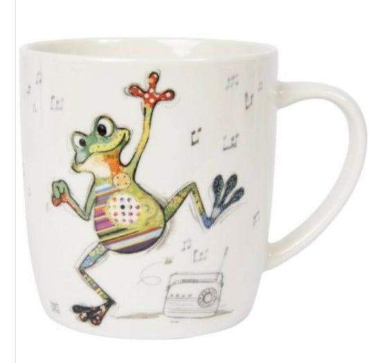 Bug Art Freddy Frog Mug.