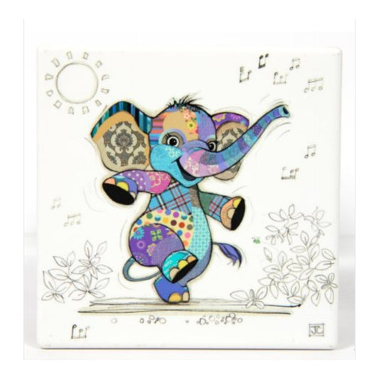 Bug Art Elly Elephant Coaster, 10cm