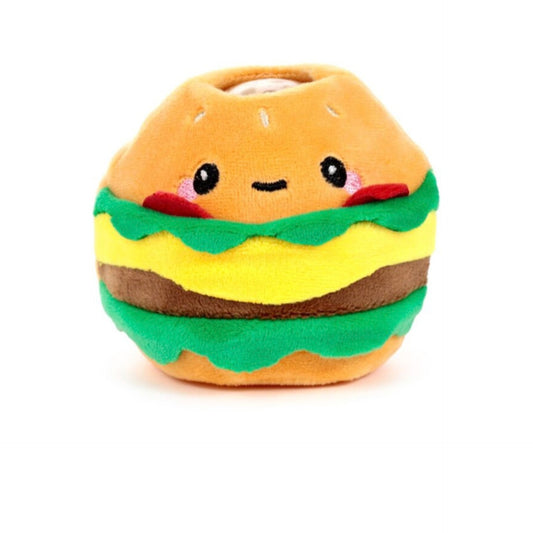 Burger Queasy Squeezies Foodiemals Plush Squeezy Toy