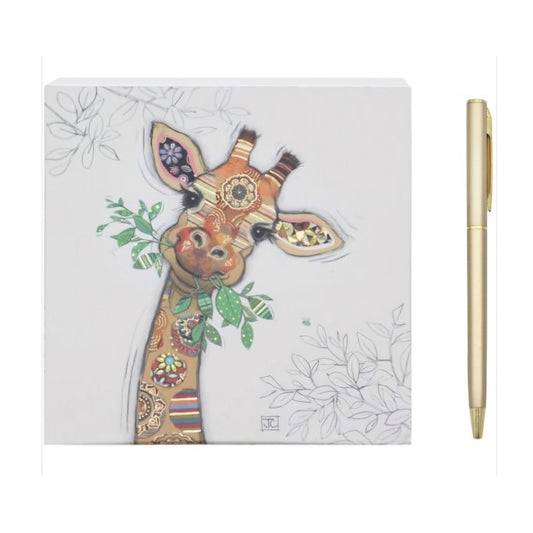 Bug Art Gina Giraffe Memo Block