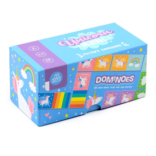Unicorn dominoes set