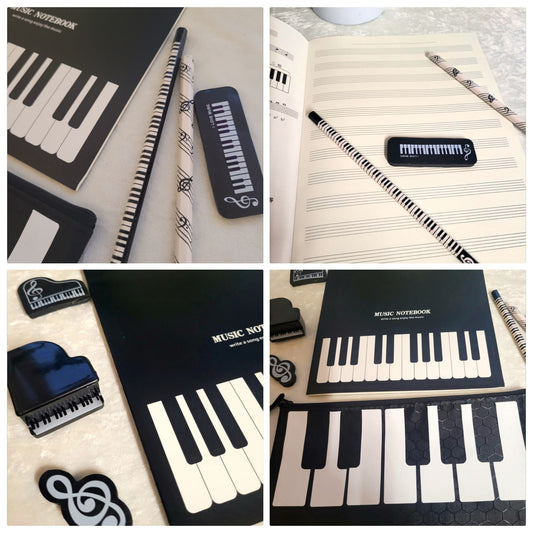 The Piano lovers Stationery set.